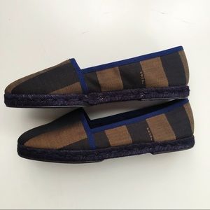 Fendi Striped Espadrilles — size 38